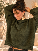 Pull doux croisé femme – Femme
