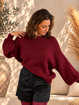 Pull doux croisé femme – Femme