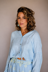 Chemisier à capuche oversize – Femme