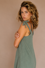 Combinaison courte en gaze de coton – Femme