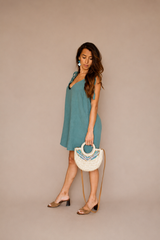 Combinaison courte en gaze de coton – Femme