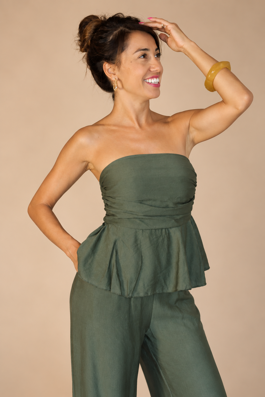 Ensemble deux pièces pantalon et top – Femme