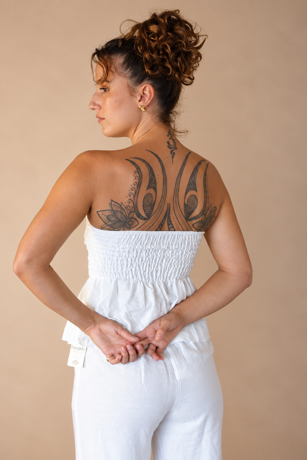 Ensemble deux pièces pantalon et top – Femme