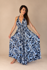 Robe longue dos nu - Femme