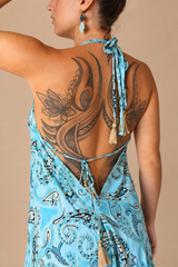 Robe longue dos nu - Femme