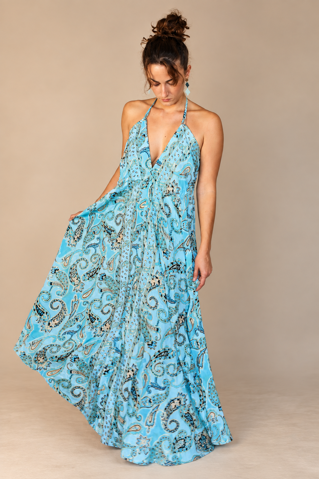 Robe longue dos nu - Femme