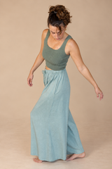 Pantalon fluide à lacets – Femme