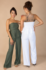 Ensemble deux pièces pantalon et top – Femme